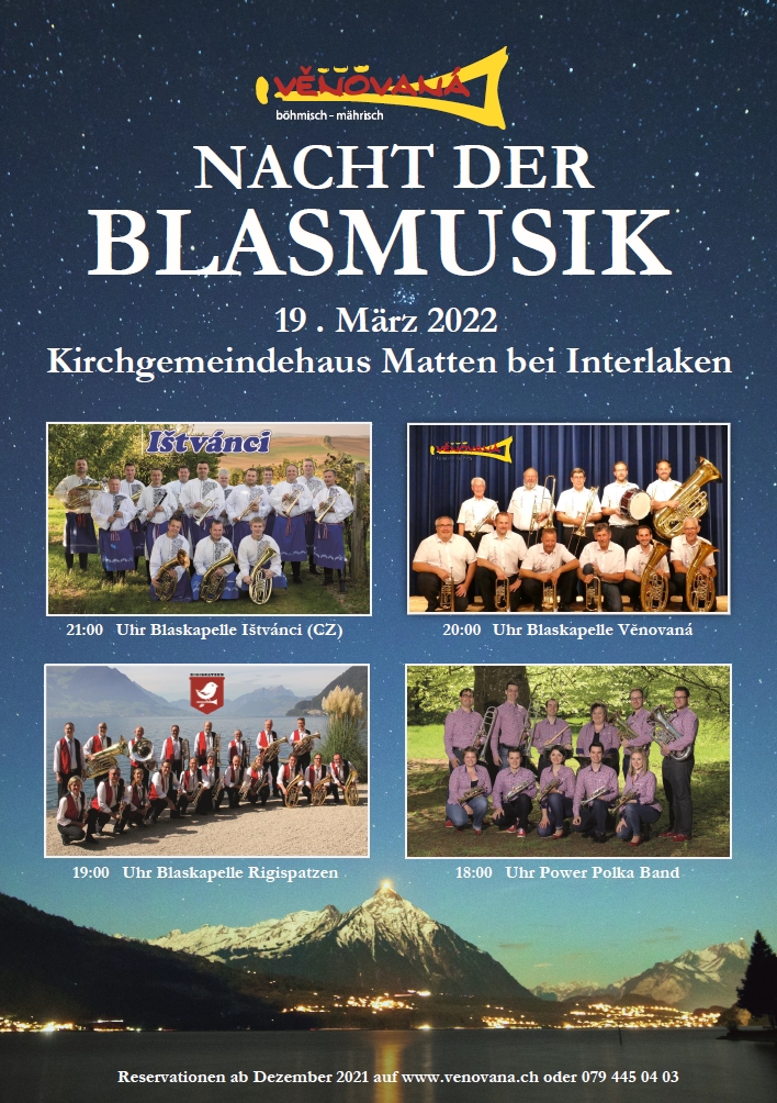 Gäste an der Nacht der Blasmusik 2022